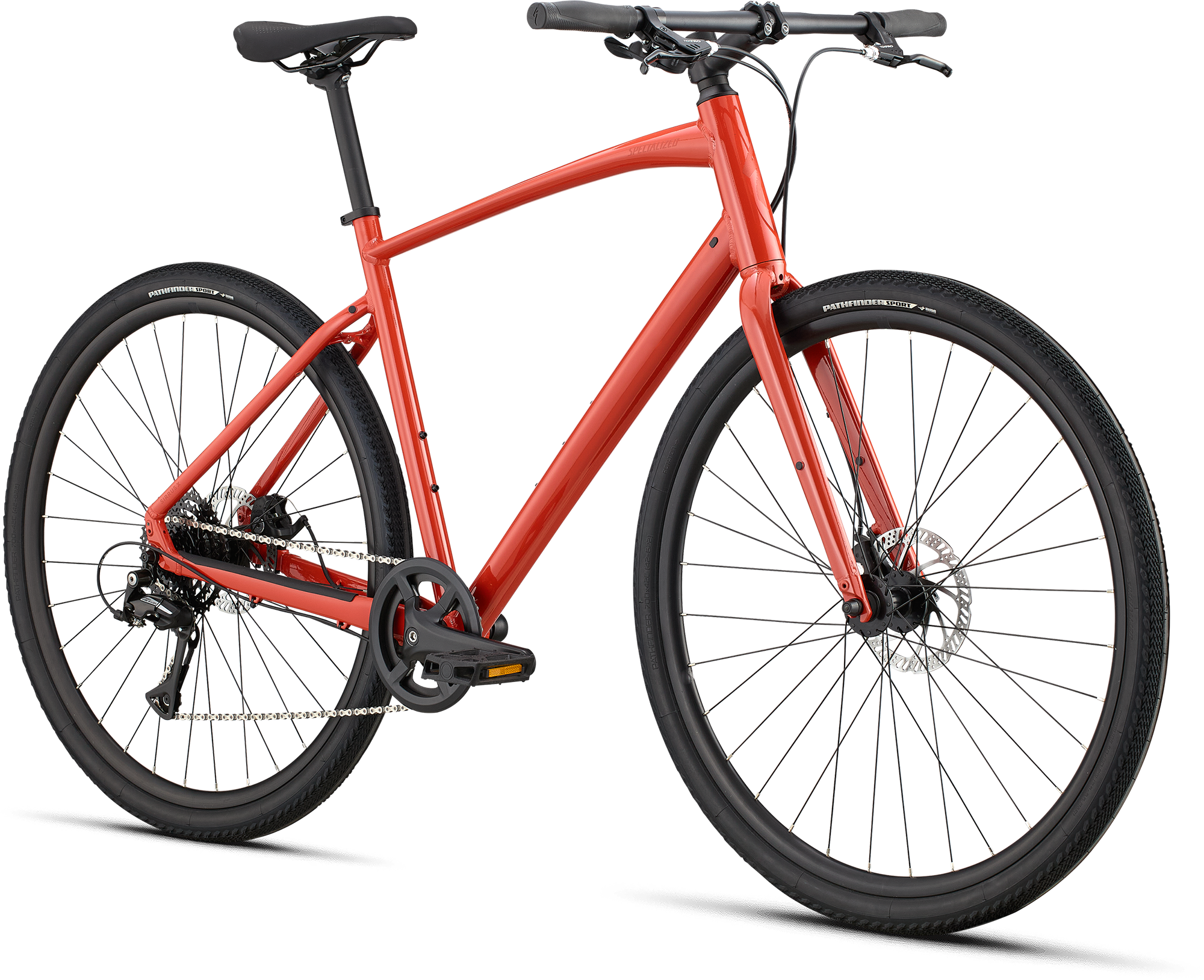 Cykler - Herrecykler - Specialized Sirrus X 1.0 2025 - Gloss Deep Orange