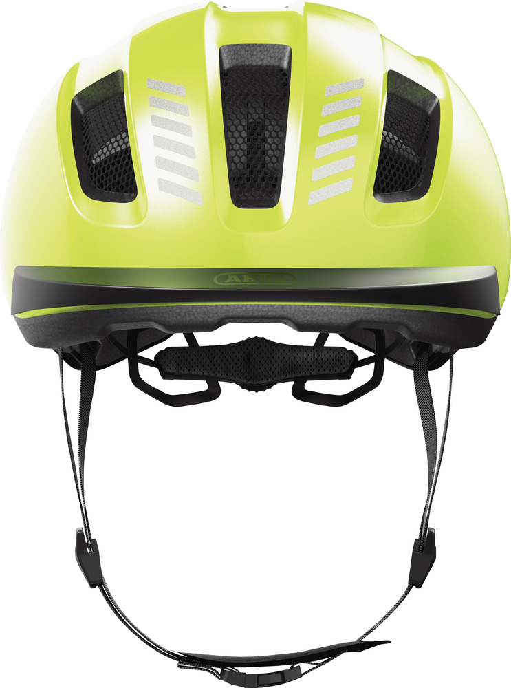 Beklædning - Cykelhjelme - Abus PURL-Y ACE m. LED lys - Signal Yellow (elcykel hjelm)