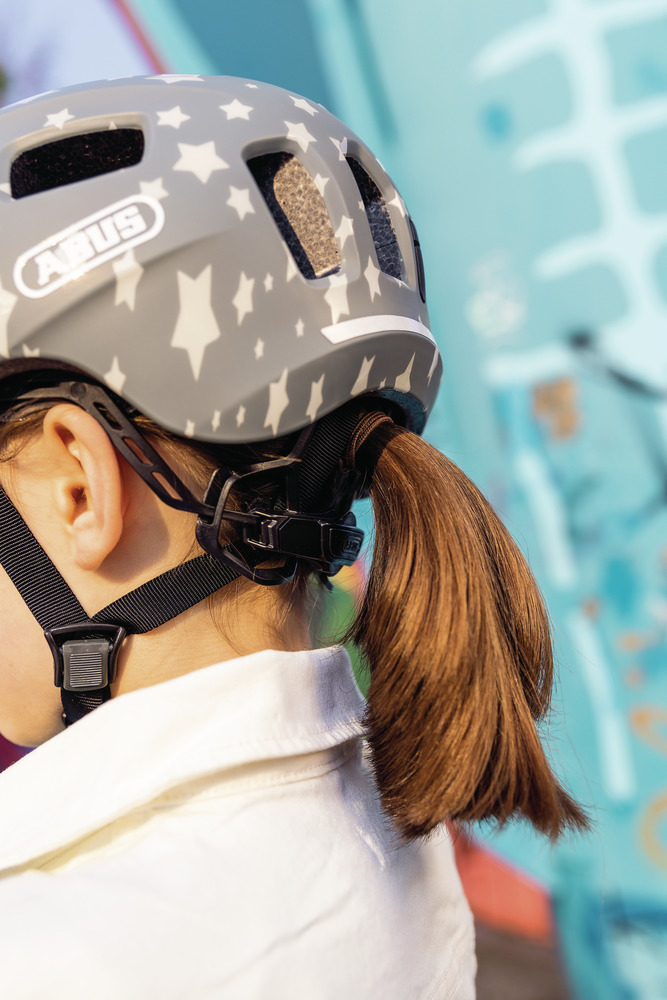 Beklædning - Cykelhjelme - Abus Youn-I 2.0 m. LED lys - Blå (DK)