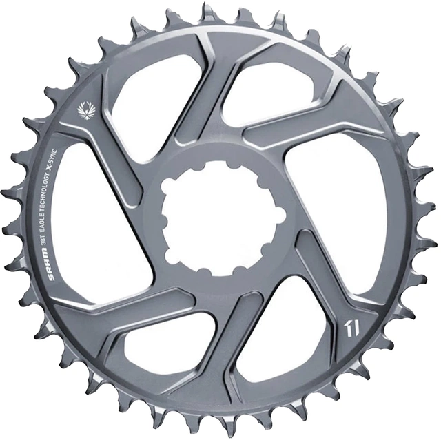 SRAM X-SYNC 2 Klinge 38T Direct Mount 3mm Offset Boost 1x 12 speed Sort
