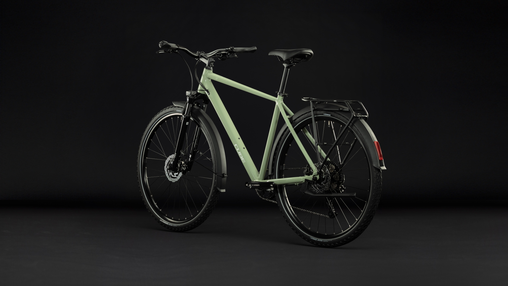 Cykler - Herrecykler - Cube Nature ONE FE (Fully Equipped) Herre 2027 - Almondgreen´green