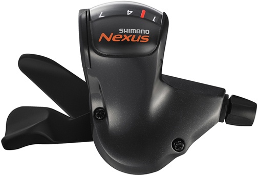 Reservedele - Gearvælgere - Shimano RapidfirePlus Gearskifter 7 Speed - SL-7S50 Nexus m/CJNX40 - Sort