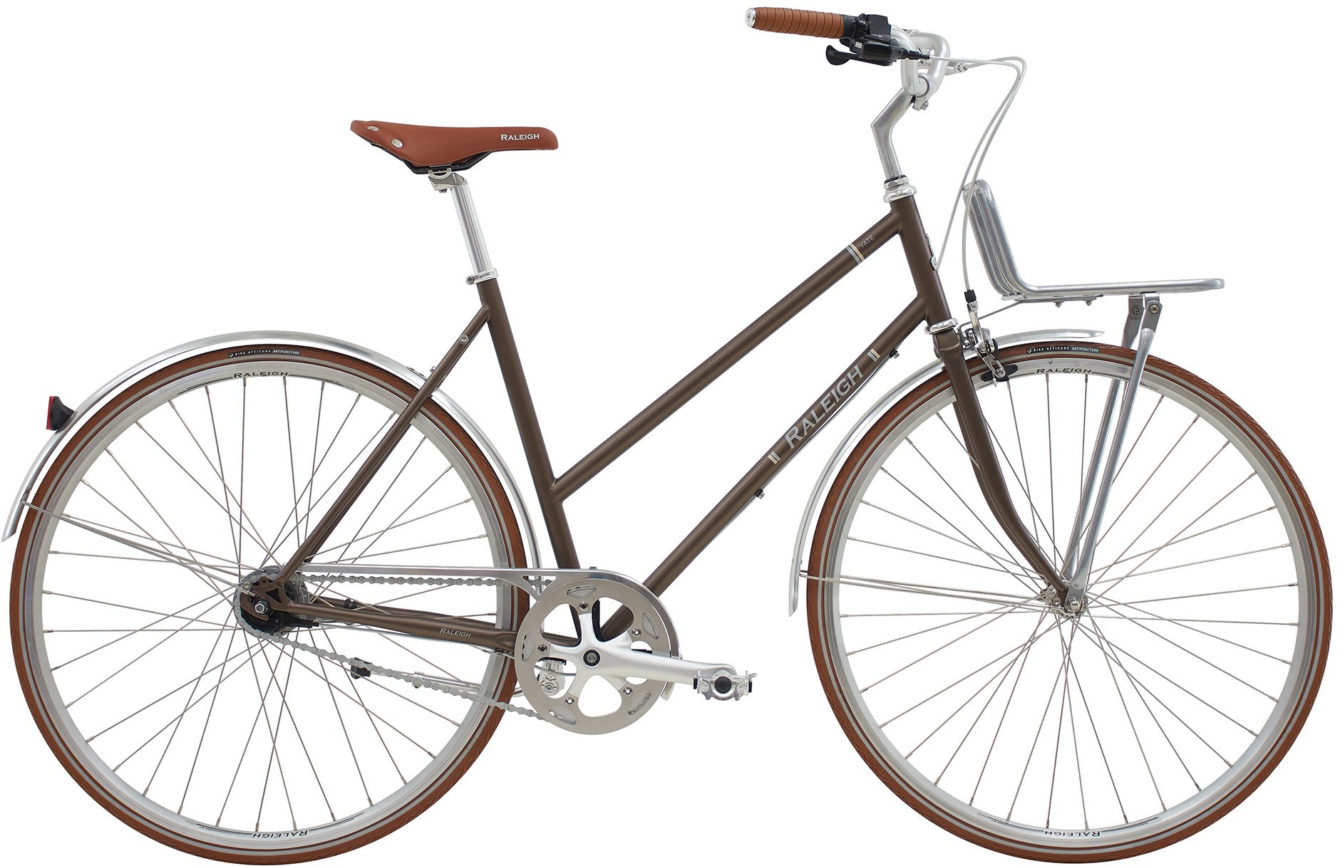 Cykler - Damecykler - Raleigh Yate Cargo Dame 7g 2023 - Brun