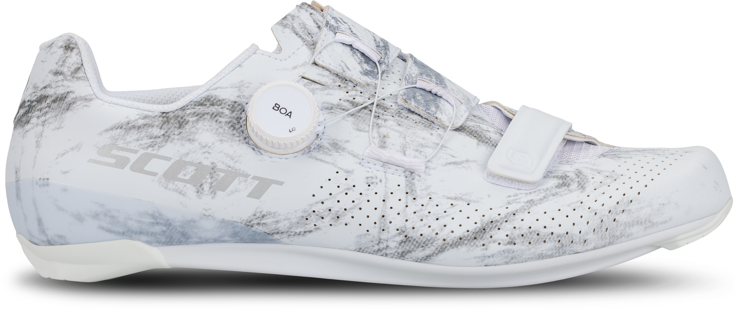 Beklædning - Cykelsko - Scott Road Team BOA SPD-SL Sko - White/Grey