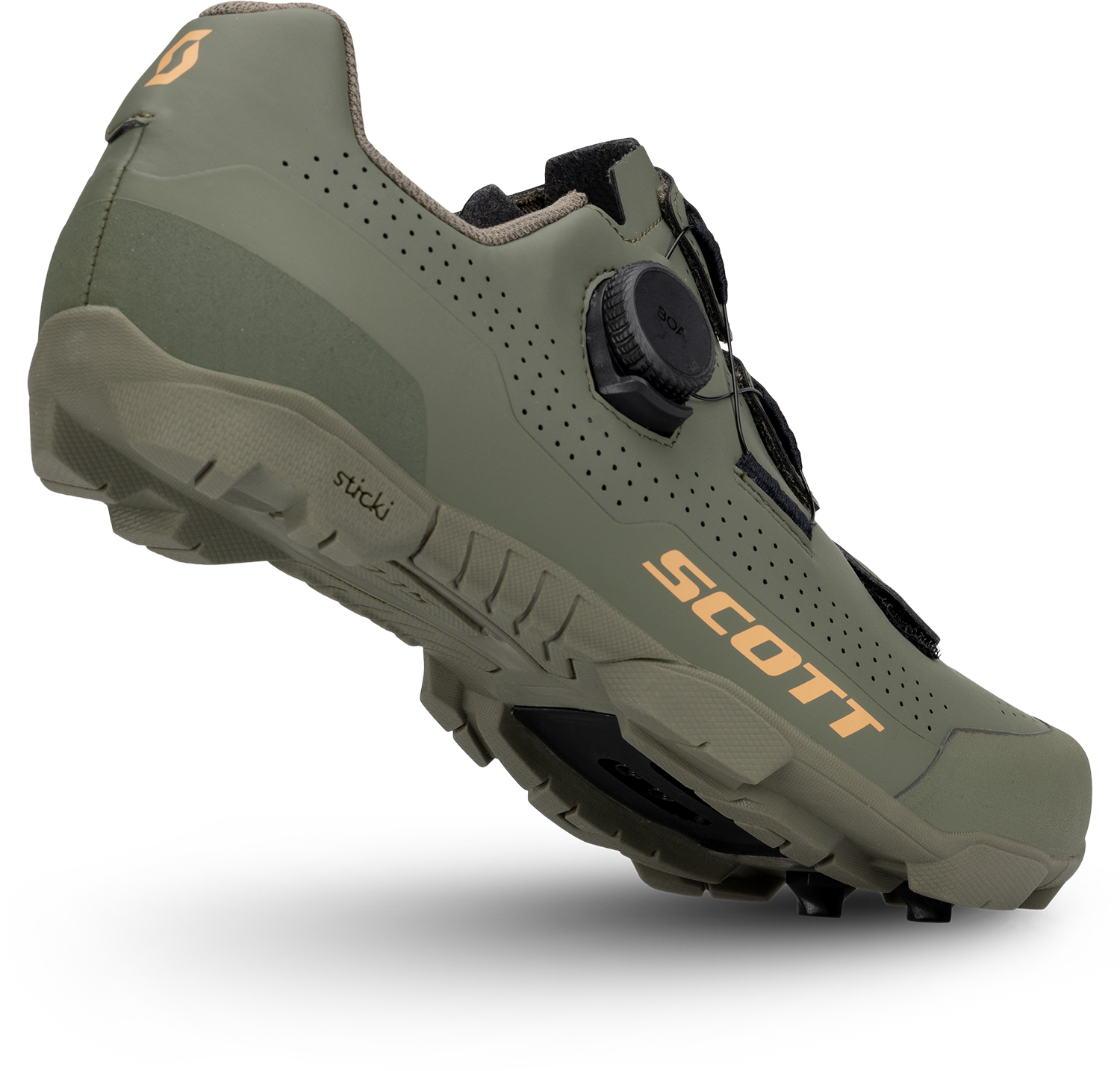 Beklædning - Cykelsko - Scott MTB Team BOA SPD Sko - Olive Green