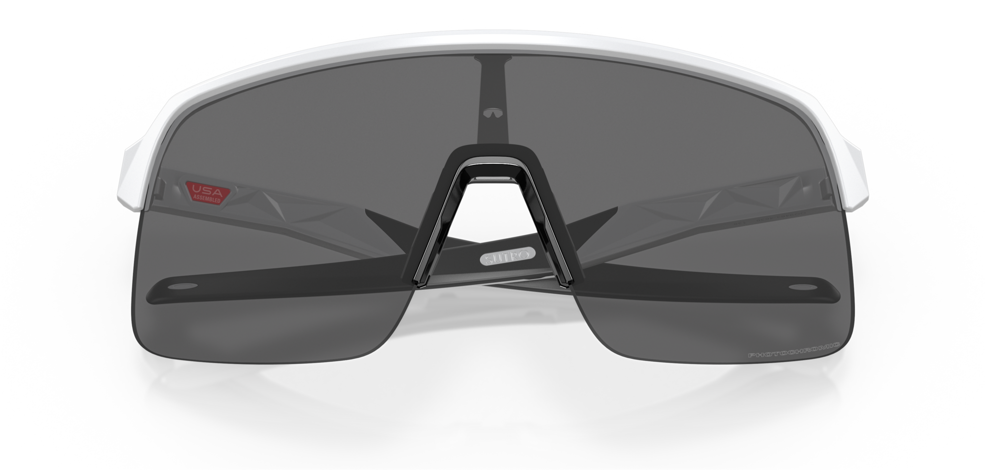 Beklædning - Cykelbriller - Oakley SUTRO LITE - Clear To Black Iridium Photochromic Lenses - Matte White Frame