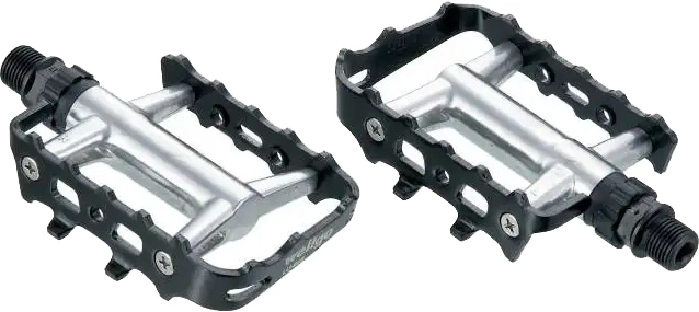 Bike Attitude MTB/ATB Pedal 9/16" - Sølv/Sort