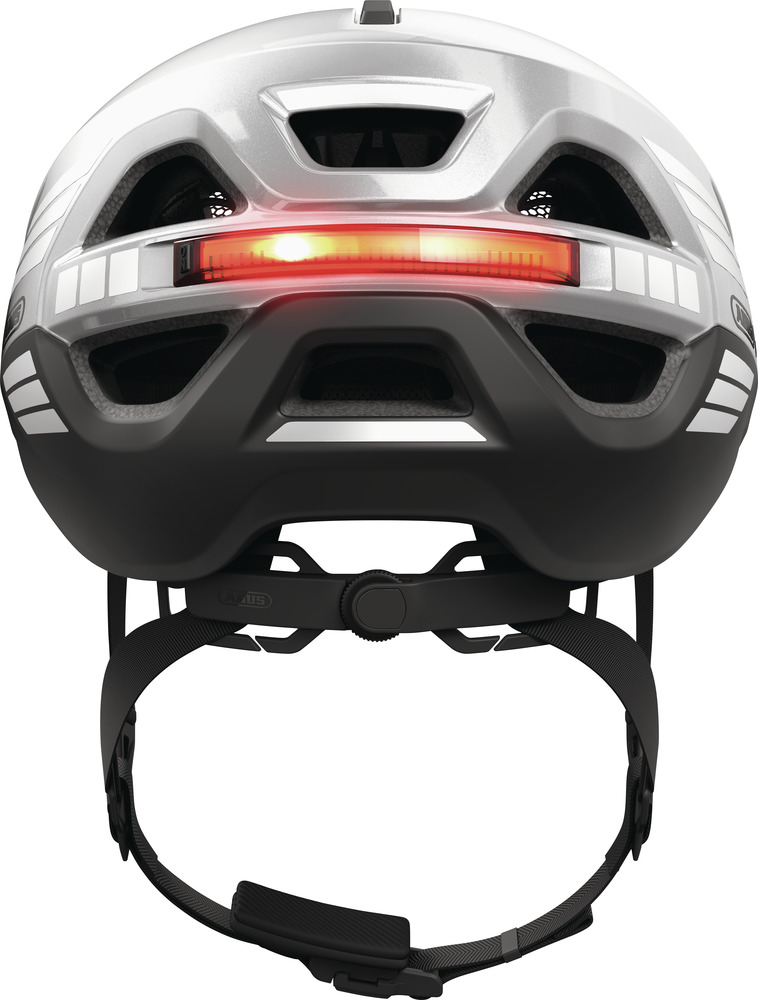 Beklædning - Cykelhjelme - Abus Hjelm Urban-I 4.0 ACE m. LED - Signal Silver