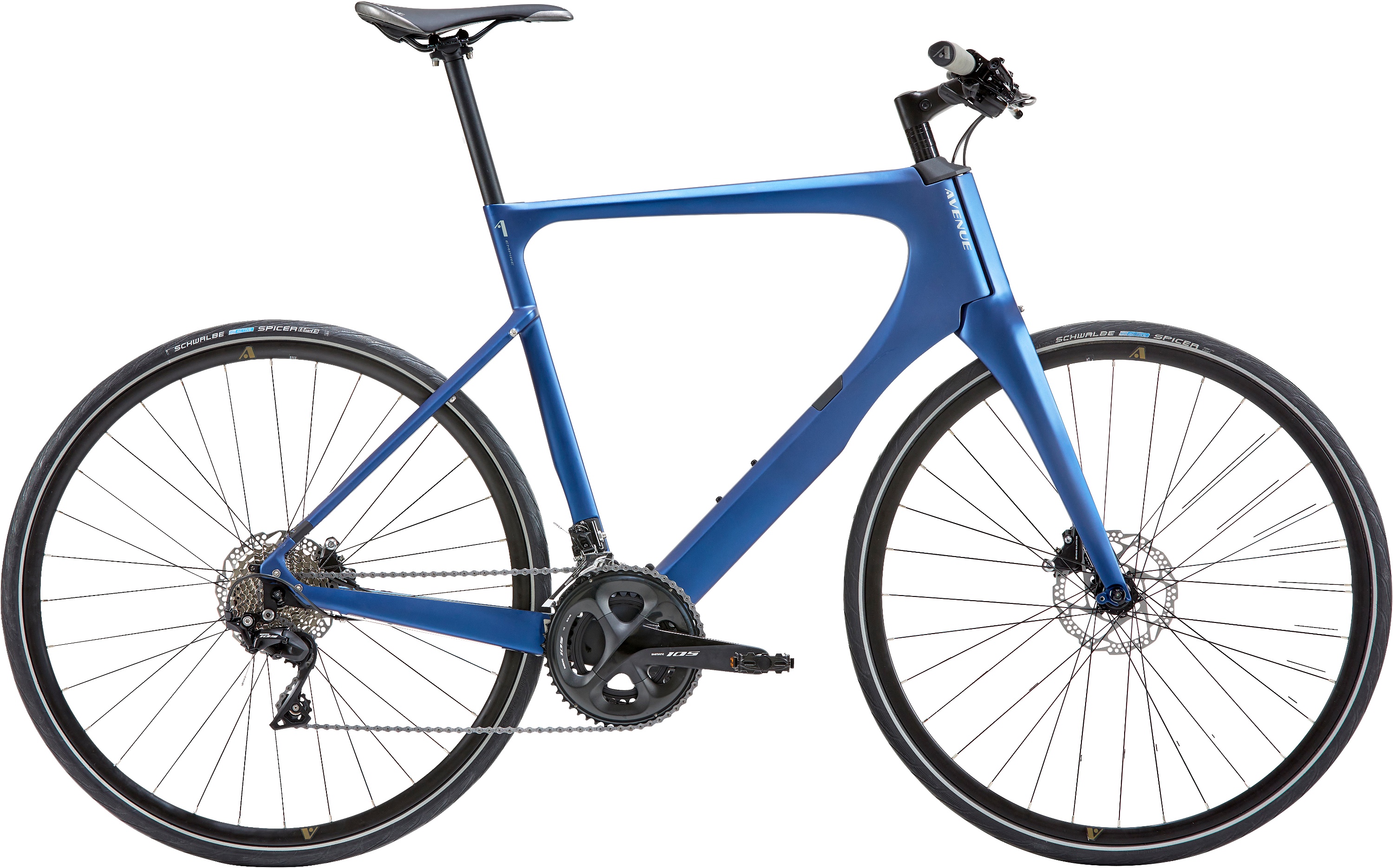 Cykler - Herrecykler - Avenue Empire Carbon Herre 22g Shimano 105 2023 - Blå