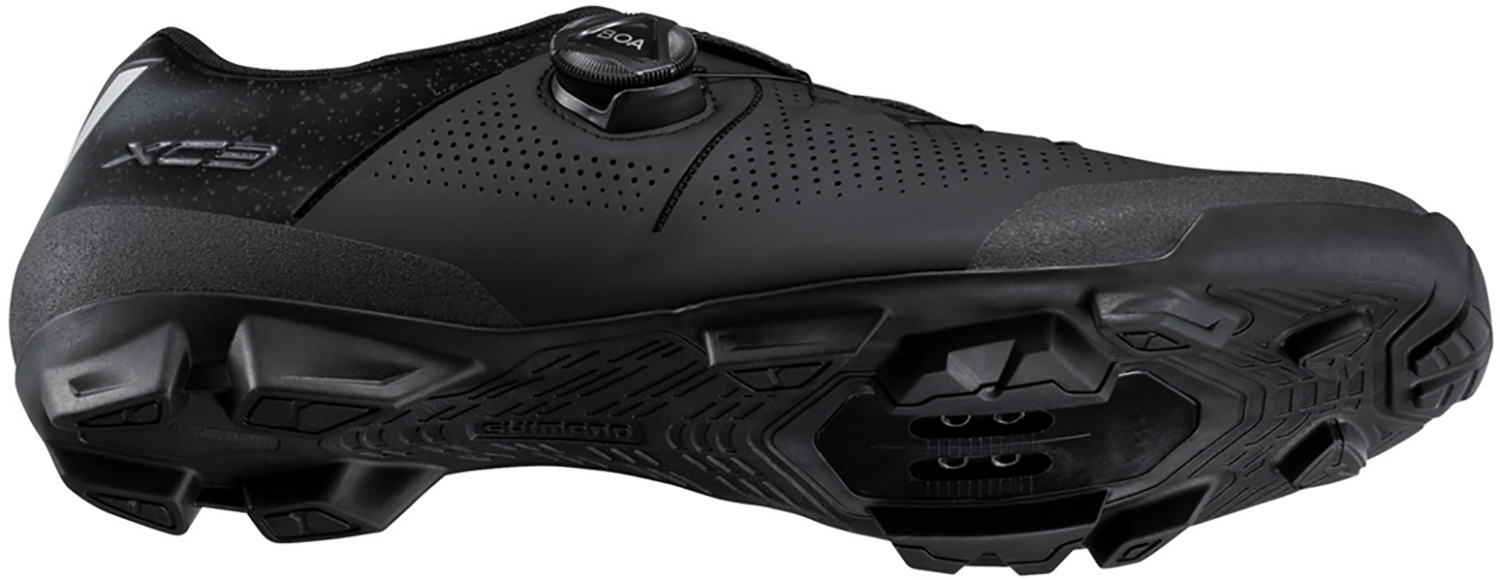 Beklædning - Cykelsko - Shimano XC302 SPD MTB Sko Wide (Bred) - Black