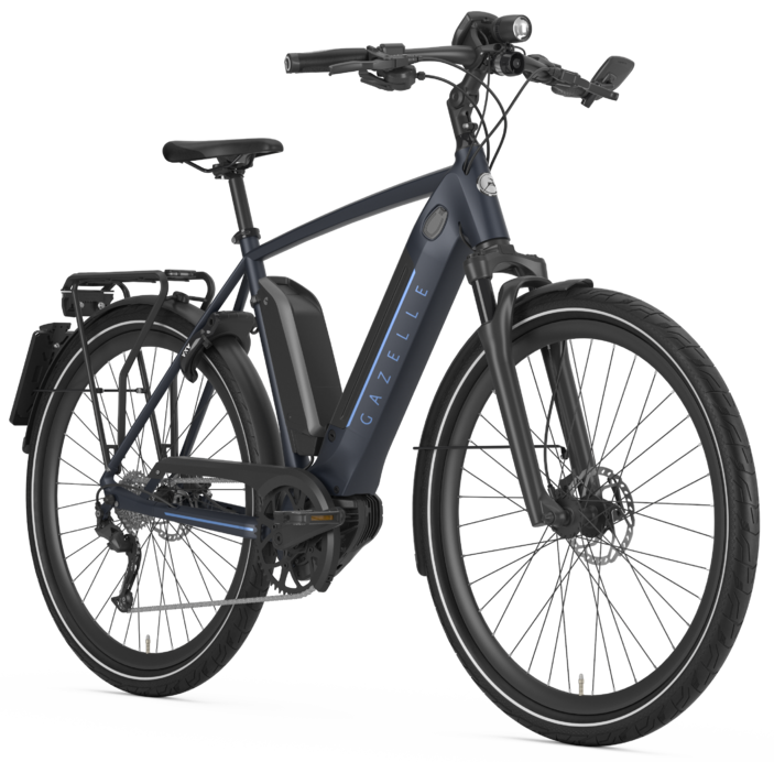 Cykler - Elcykler - Gazelle Ultimate Speed S10 HMB 45 Km/t Herre - KAMPAGNE - Blå