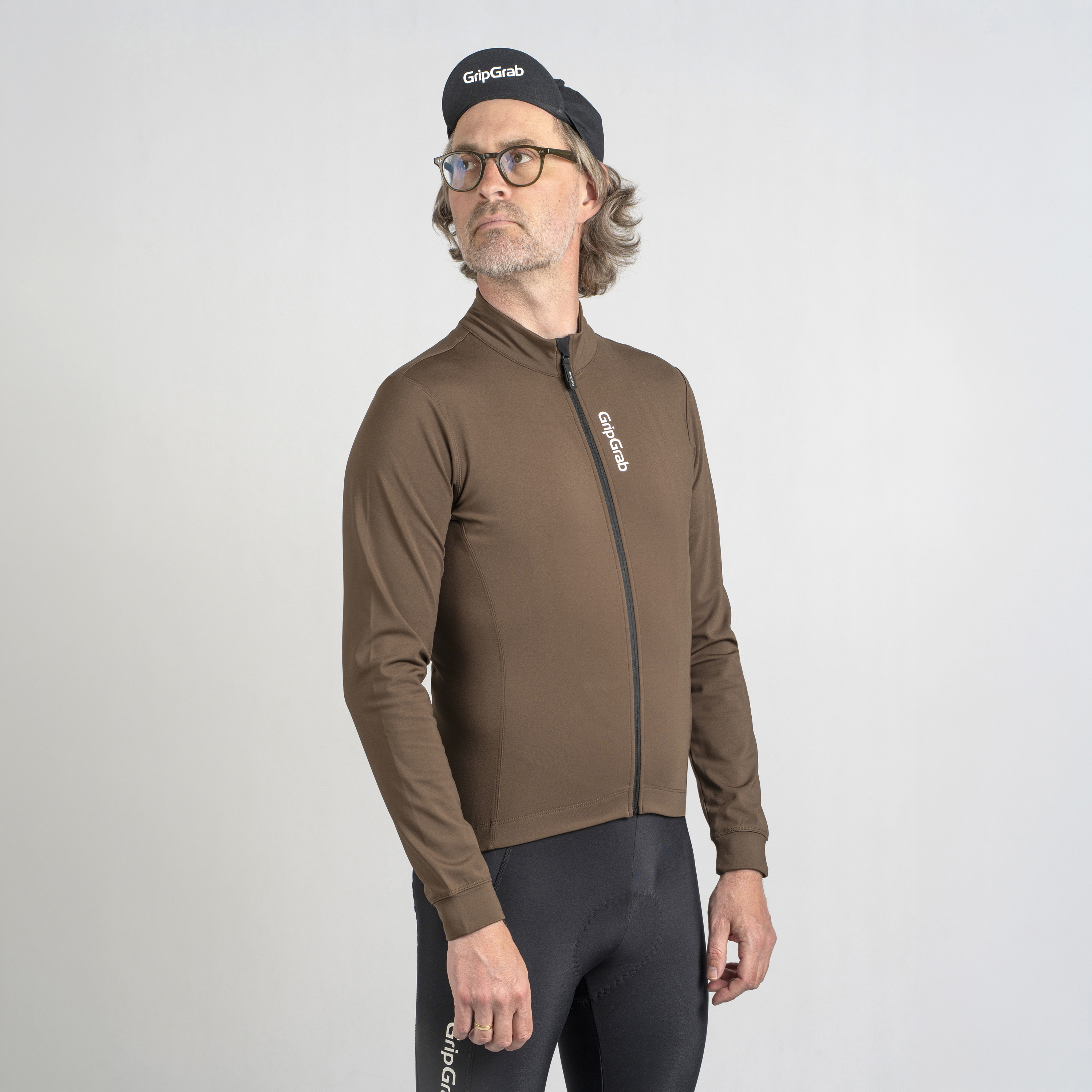 Beklædning - Cykeltrøjer - GripGrab RIDE Langærmet termocykeltrøje - Brown