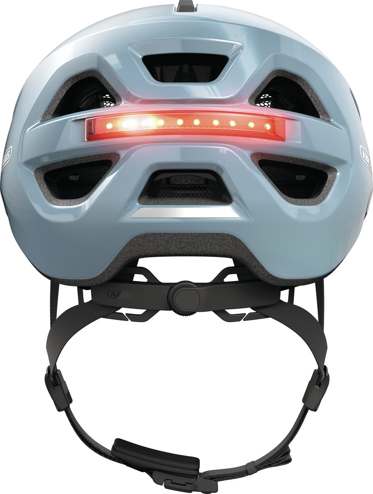 Beklædning - Cykelhjelme - Abus Hjelm Urban-I 4.0 m. LED - Glacier Blue