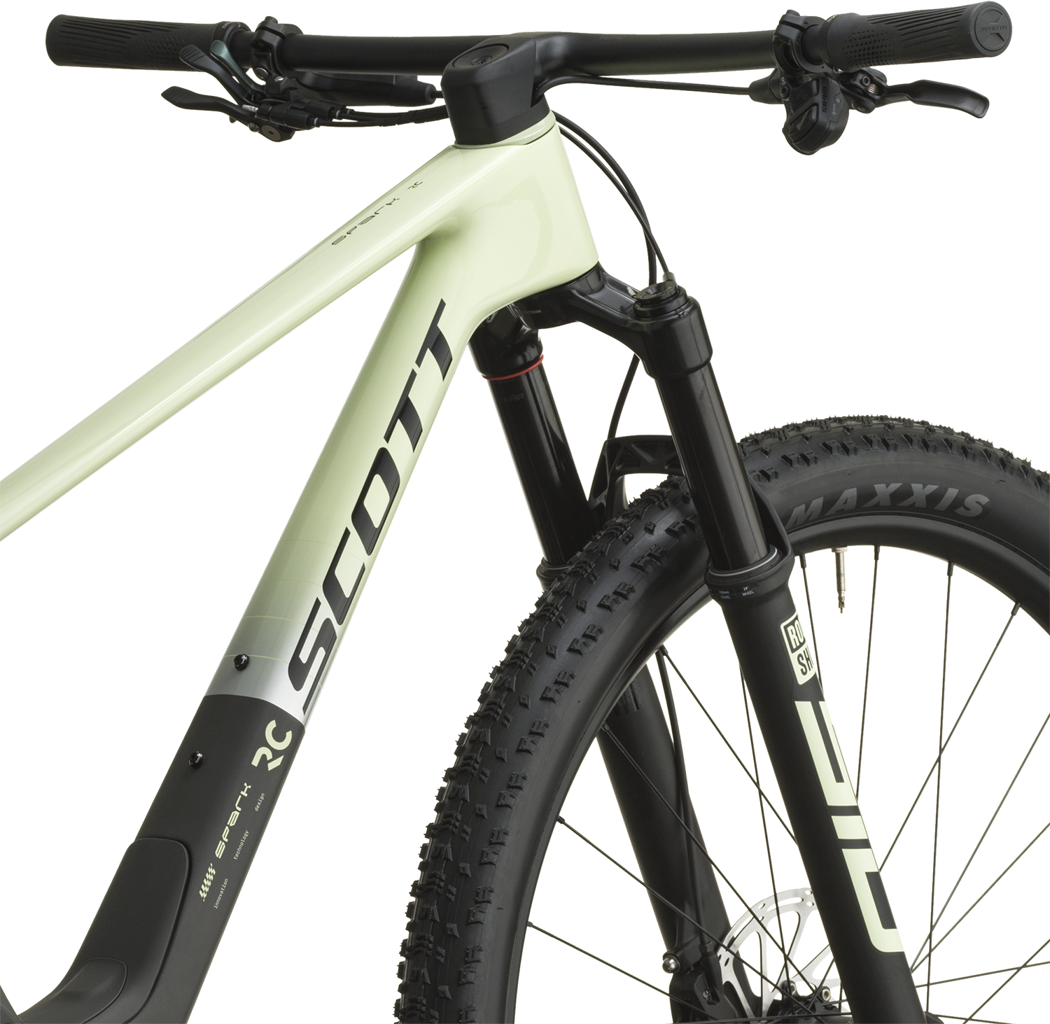 Cykler - Mountainbikes - Scott Spark RC Team 2027 - Cream Green