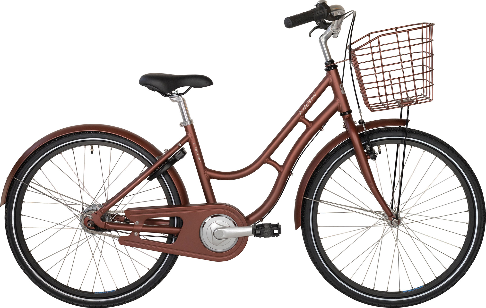 MBK Basic Urban Pige 24" 7g 2026 - Mat Rød Brun