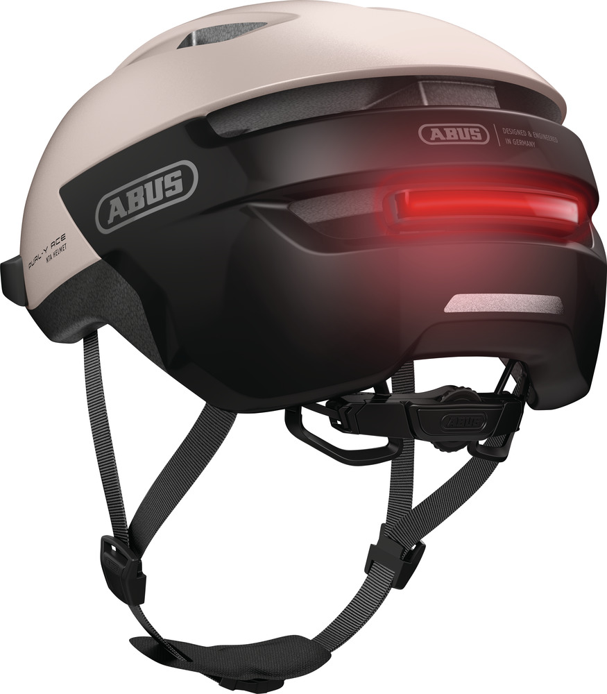 Beklædning - Cykelhjelme - Abus PURL-Y ACE m. LED lys - Champagne Gold (elcykel hjelm)