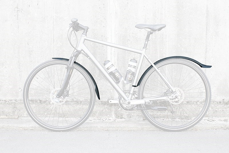 Tilbehør - Cykelskærme - SKS Velo 47 Trekking Skærmsæt 700c x 47mm u. stivere - Sort