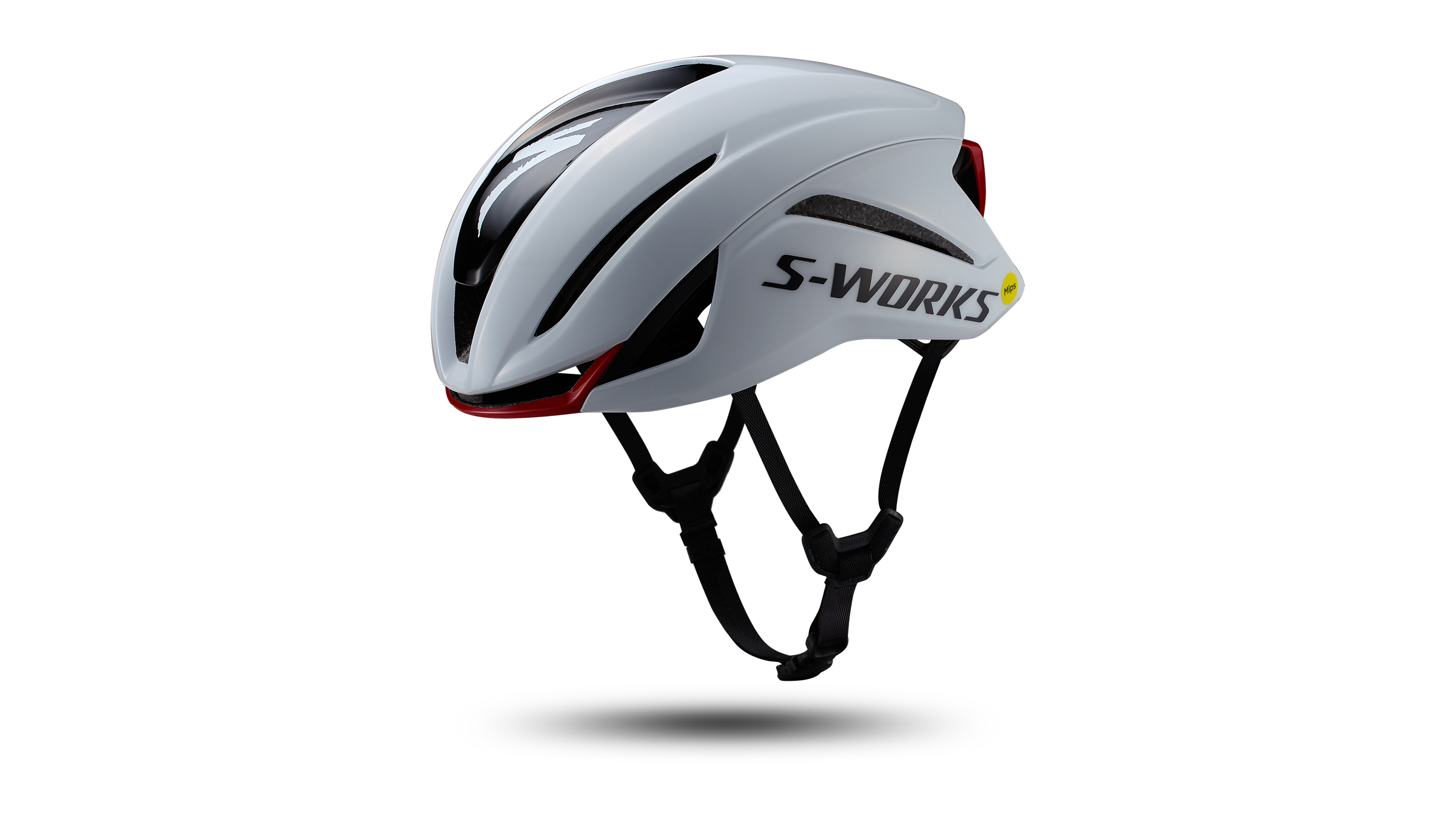 Beklædning - Cykelhjelme - Specialized S-Works Evade 4 Cykelhjelm - White/Red