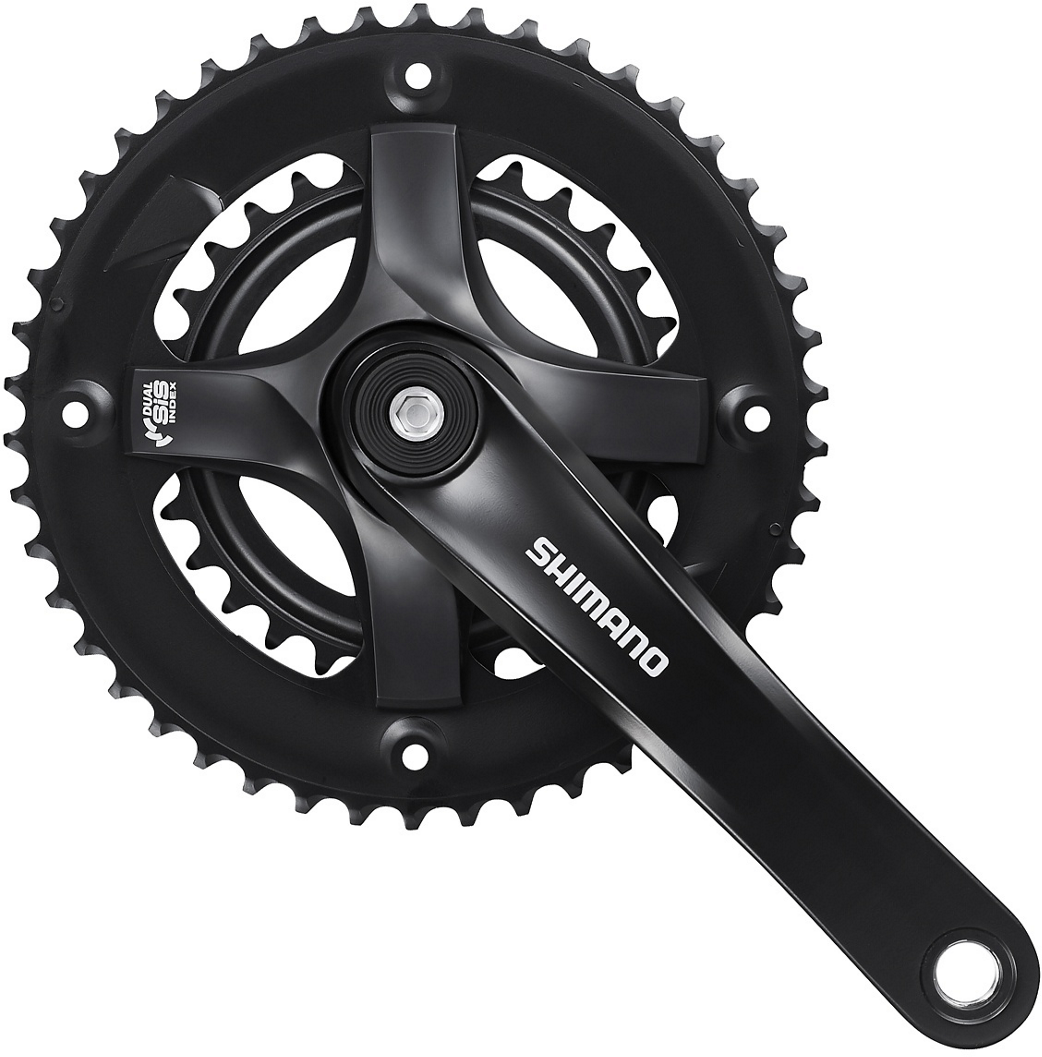 Shimano Kranksæt 7/8-Speed - Sort - FC-TY501-2 46/30T - 170mm
