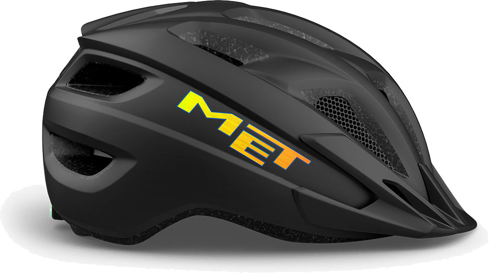 Beklædning - Cykelhjelme - MET Helmet Crackerjack m. LED - Black/Matt