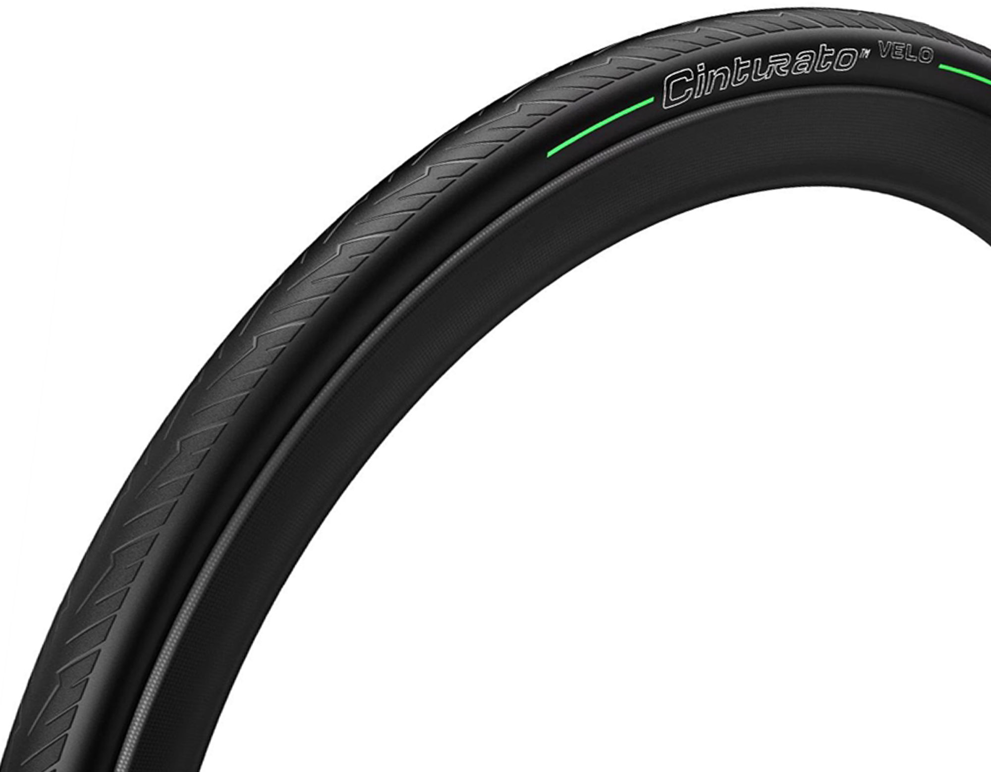 Pirelli Cinturato Velo 700x24c/35c Foldedæk - Sort/grøn