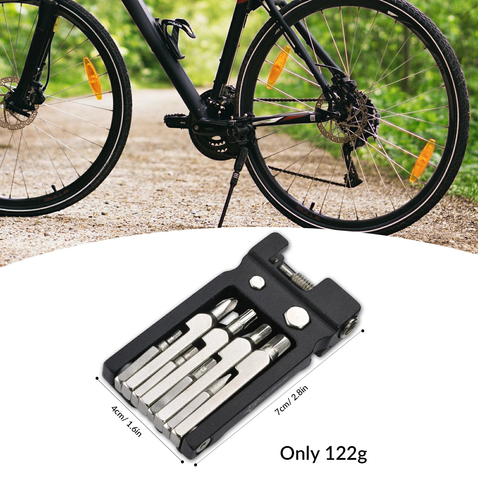 Tilbehør - Værktøj - RockBros Foldbart Multitool 20-i-1