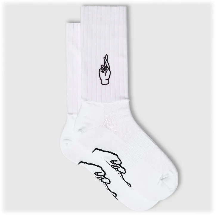 Fingerscrossed AERO 2.0 Sokker - Logo White