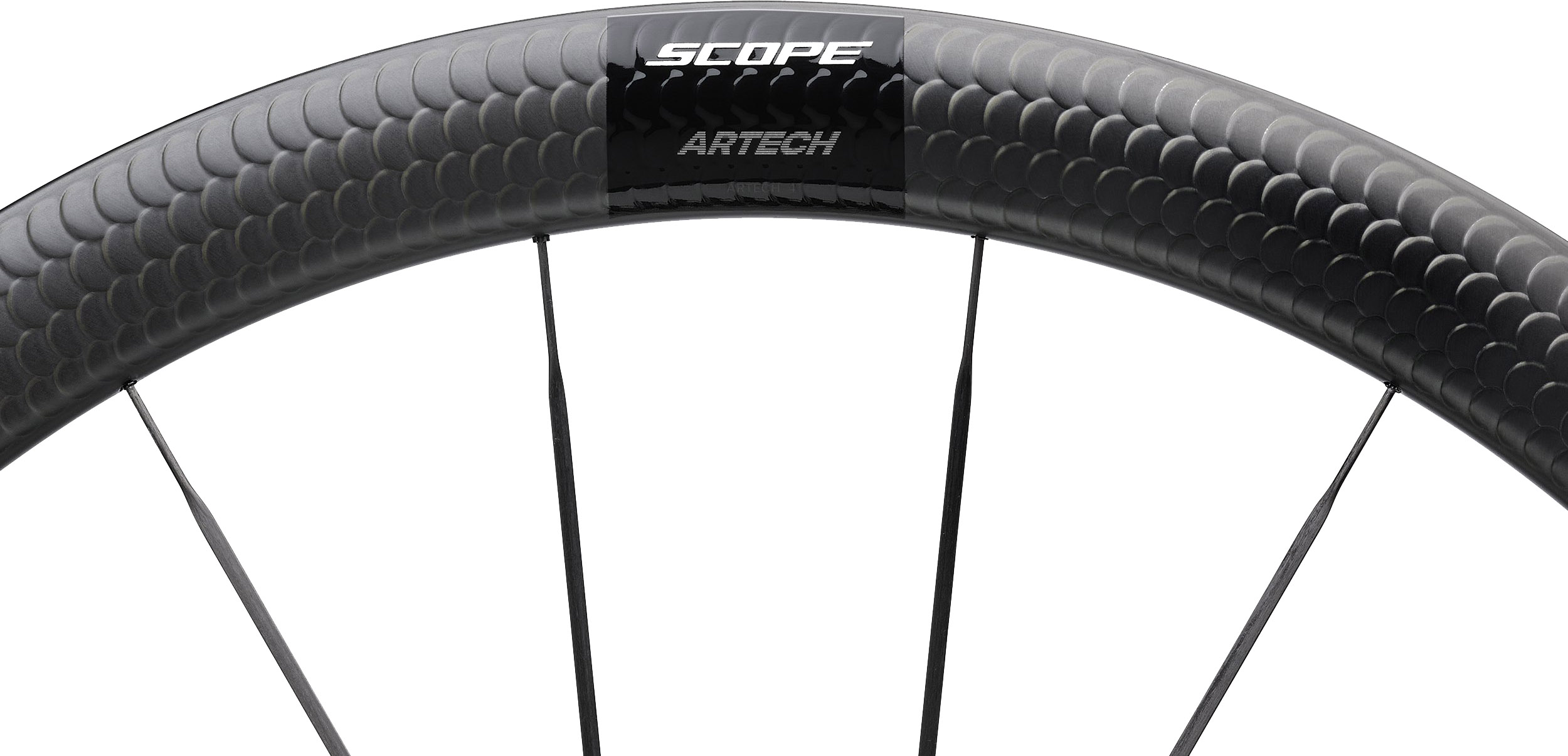 Reservedele - Hjulsæt - Scope Artec 4 Carbon Hjulsæt (Black Decal)