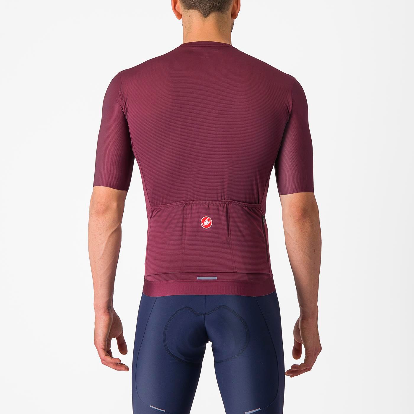 Beklædning - Cykeltrøjer - Castelli ESPRESSO JERSEY - Deep Bordeaux/Silver Moon