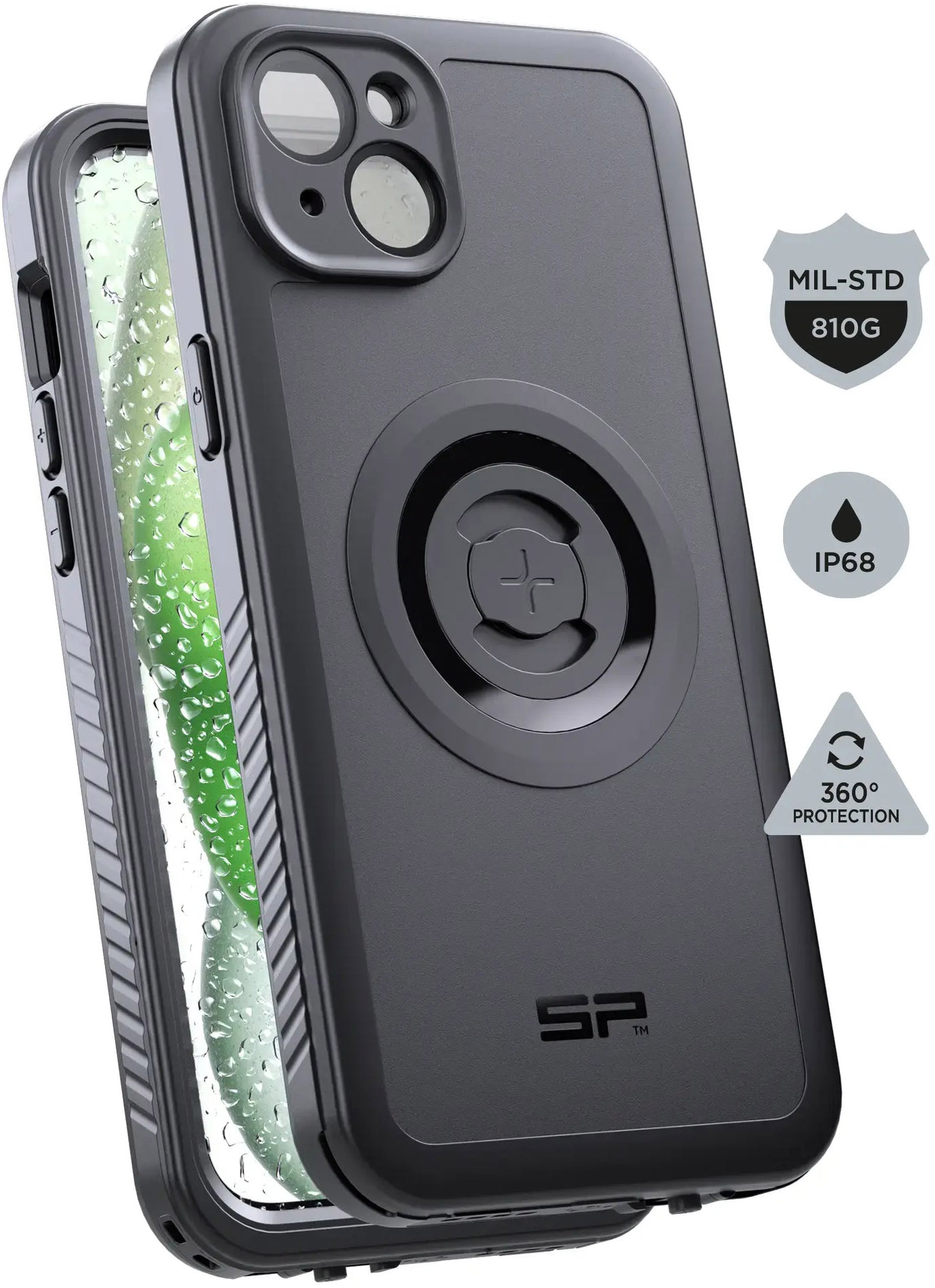 Tilbehør - Mobilholdere - SP Connect Smartphone Cover Case Xtreme - iPhone 15 Plus