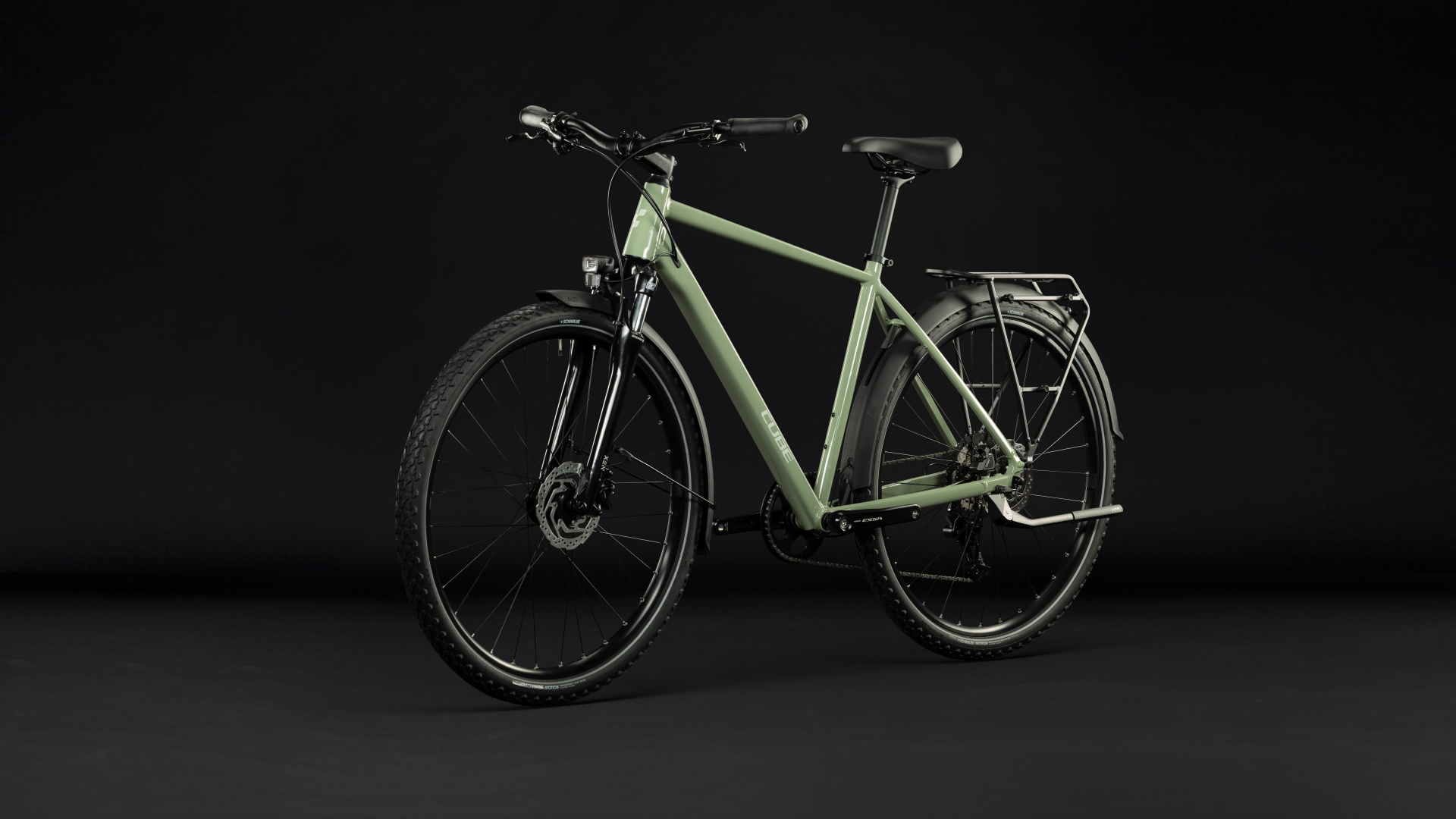Cykler - Herrecykler - Cube Nature ONE FE (Fully Equipped) Herre 2027 - Almondgreen´green