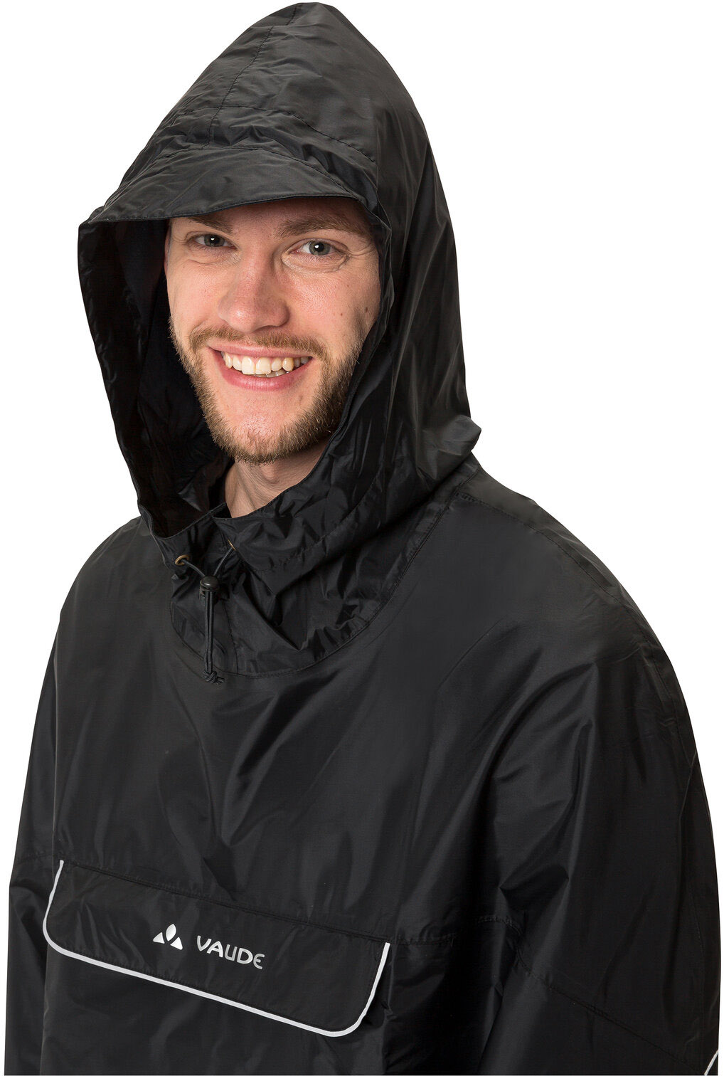 Beklædning - Regntøj & Vindtøj - VAUDE Valdipino Poncho - Black