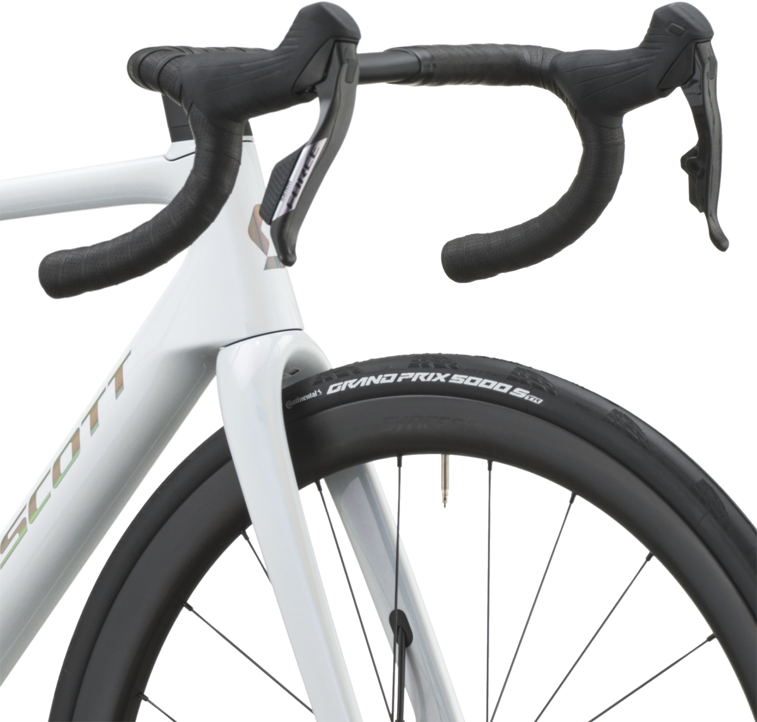 Cykler - Racercykler - Scott Addict RC Team 2027 - Rainbow White