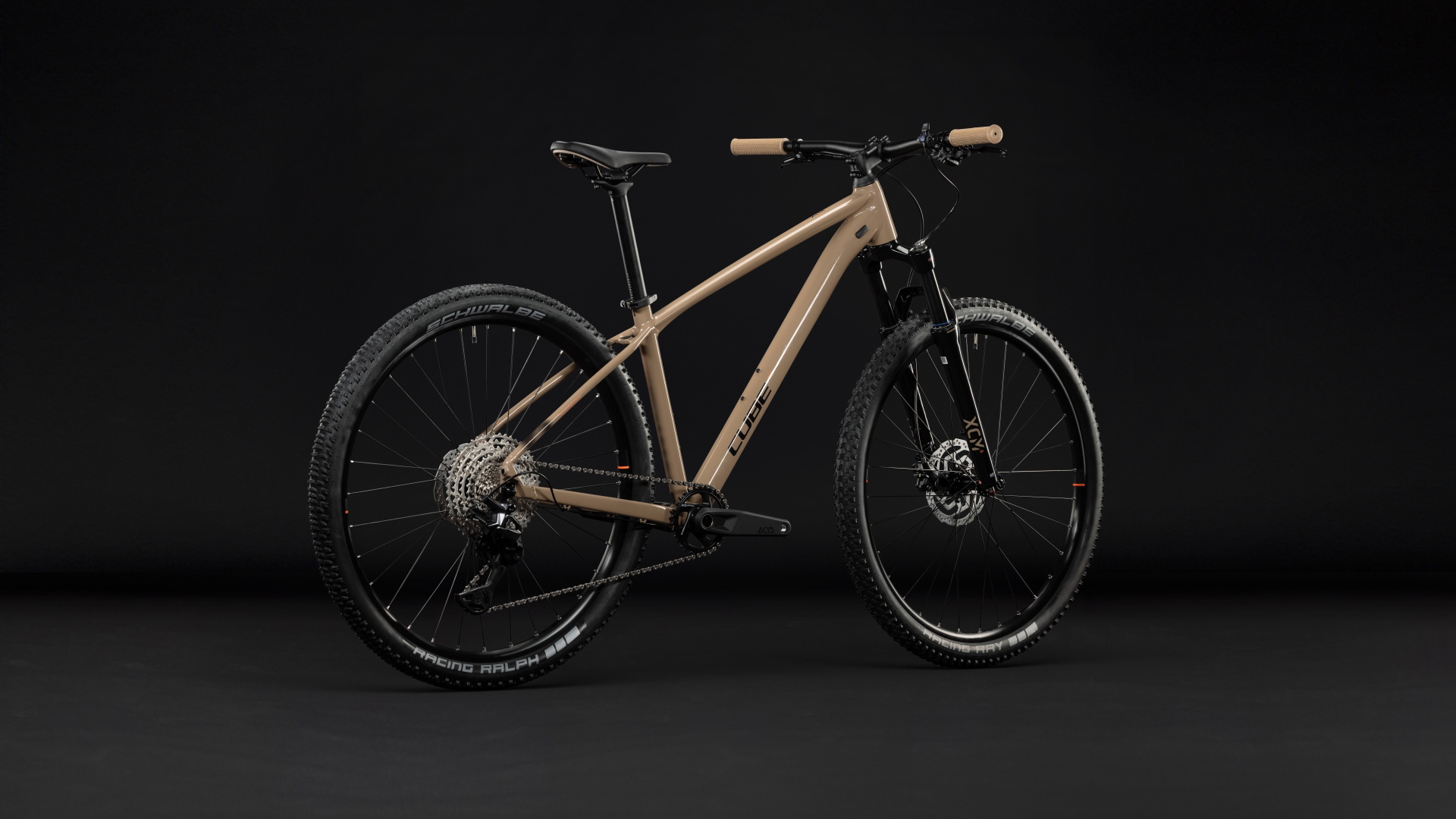 Cykler - Mountainbikes - Cube Aim SLT 29" 2027 - Cappuccino´n´Black