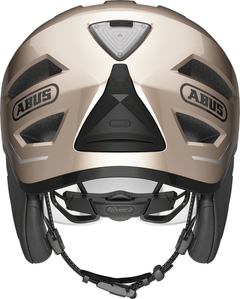 Abus Pedelec 2.0 ACE m. LED lys - Brun (elcykel hjelm) » Helmet L (56cm-62cm)