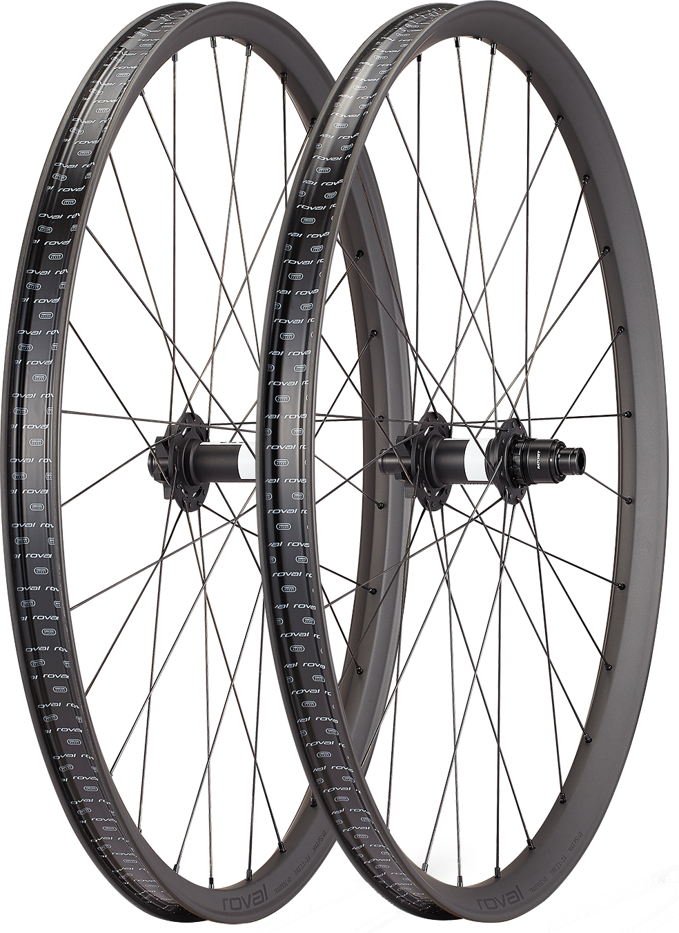 Reservedele - Hjulsæt - Roval Traverse HD 350 DEG 29 Front 28H - Satin Carbon/Black