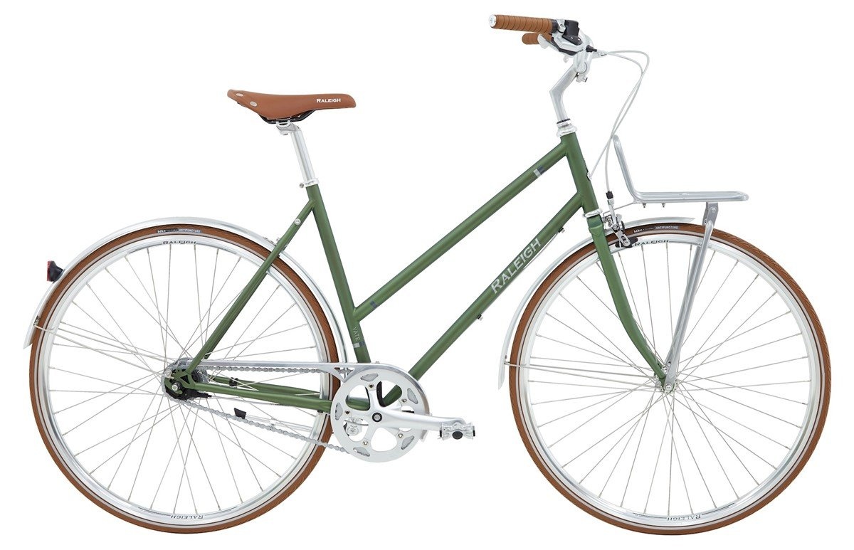 Cykler - Damecykler - Raleigh Yate Cargo 7g Dame 2023 - Grøn