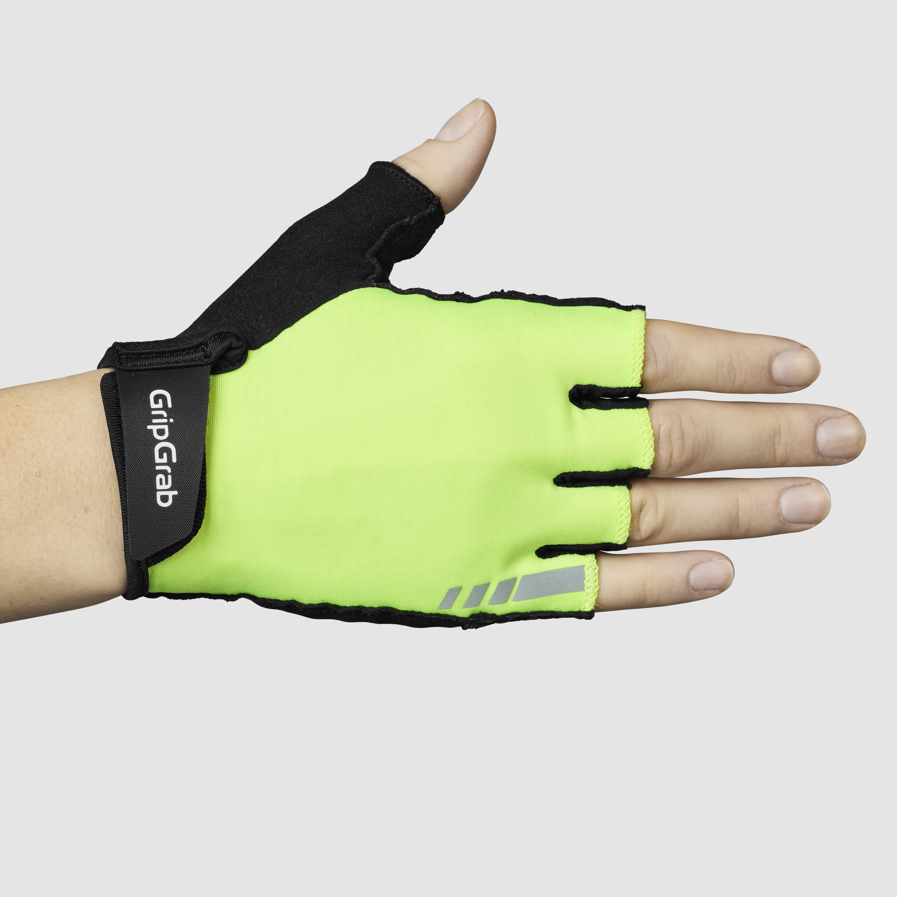 Beklædning - Cykelhandsker - GripGrab W's RIDE Polstret Kortfingret Sommerhandsker - Yellow Hi-Vis