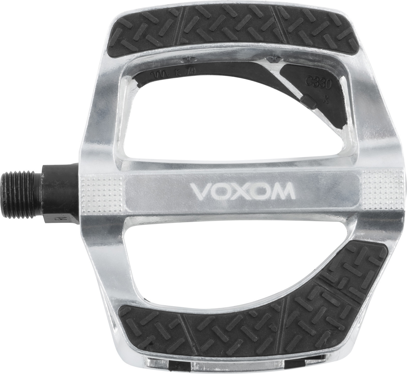 Tilbehør - Pedaler & Klamper - Voxom PE25 MTB Fladpedaler - Silver/Black