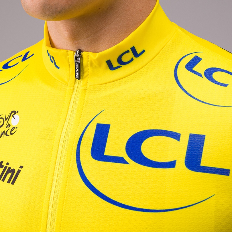 Beklædning - Cykeltrøjer - Santini Replica Tour de France Leader Jersey - Den Gule Trøje (Officiel)