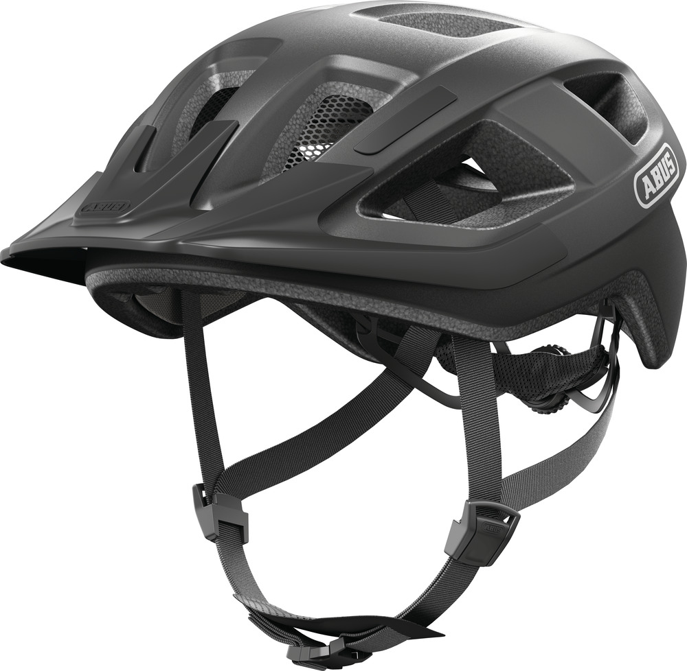 Beklædning - Cykelhjelme - Abus Aduro 3.0 m. LED - Titan