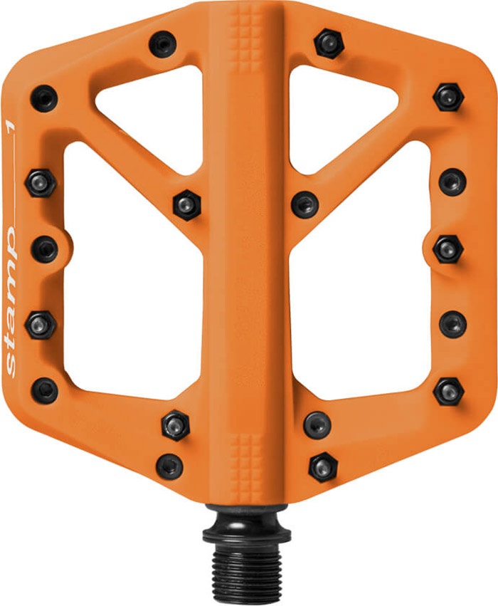 Tilbehør - Pedaler & Klamper - CrankBrothers Pedal Stamp 1 - Large - Orange
