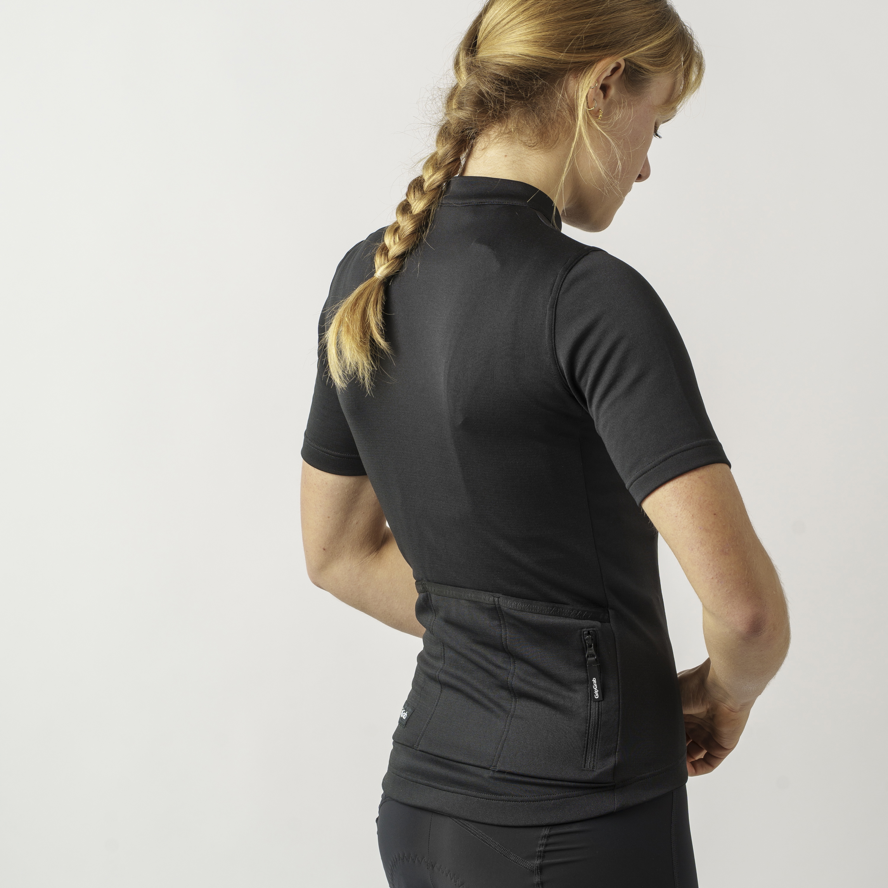 Beklædning - Cykeltrøjer - GripGrab Women's Kortærmet Gravelin Merinotech Cykeltrøje - Black