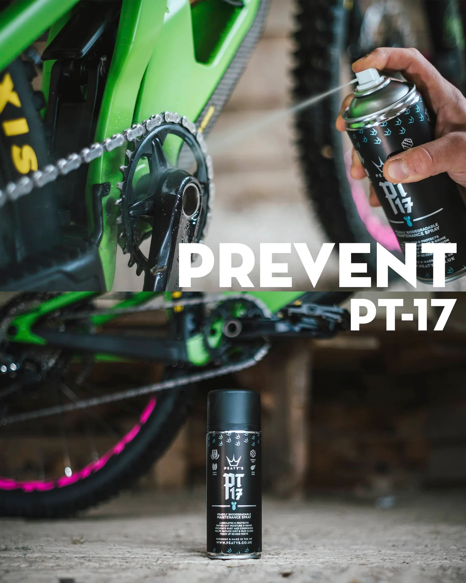 Tilbehør - Cykelpleje - Peaty's Gift Pack - Wash Protect Lubricate