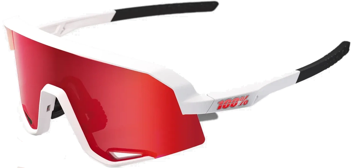 100% SLENDALE - Matte White - HiPER Red Multilayer Mirror
