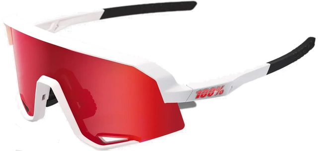 100% SLENDALE - Matte White - HiPER Red Multilayer Mirror