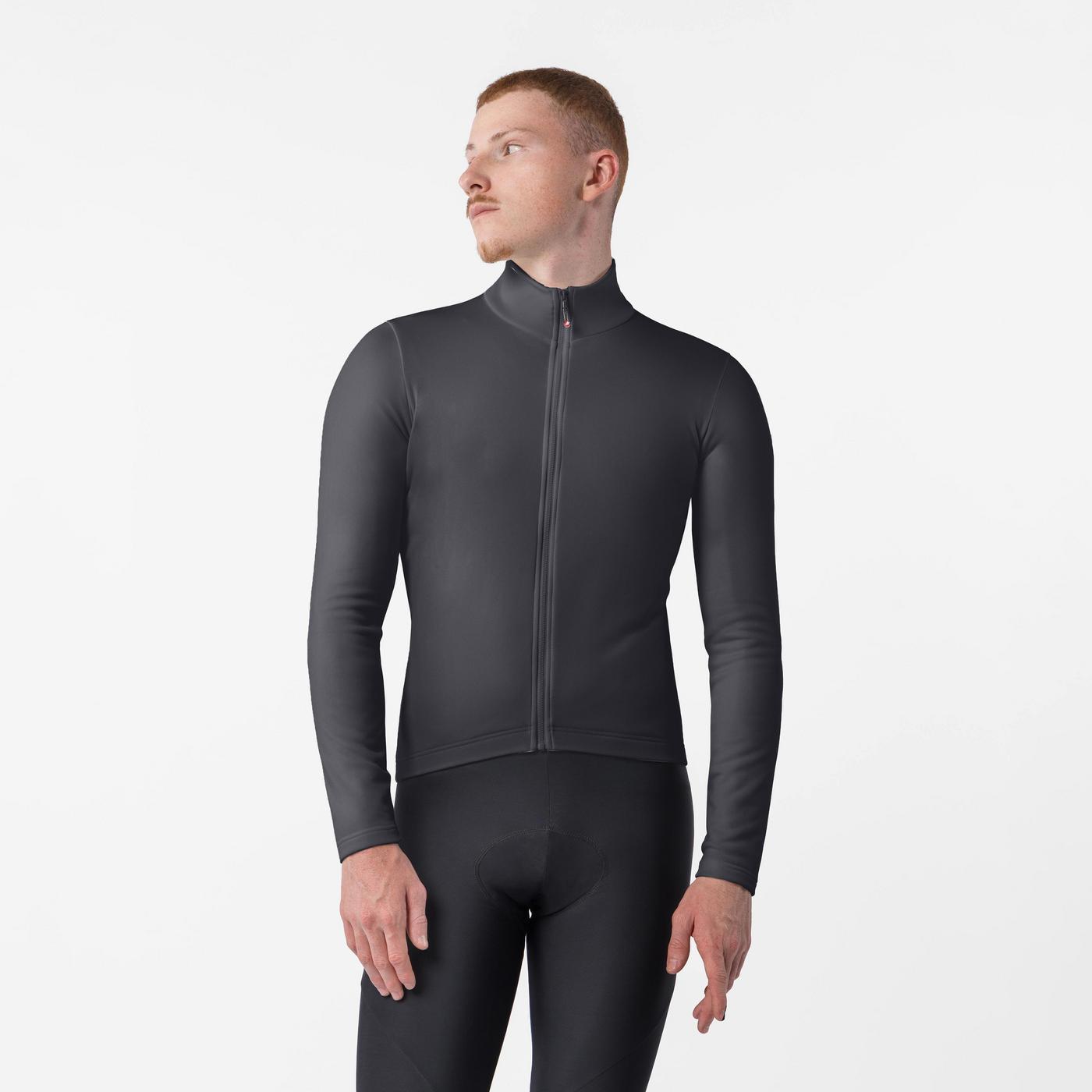 Beklædning - Cykeltrøjer - Castelli COMPETIZIONE THERMAL LS Jersey - Black