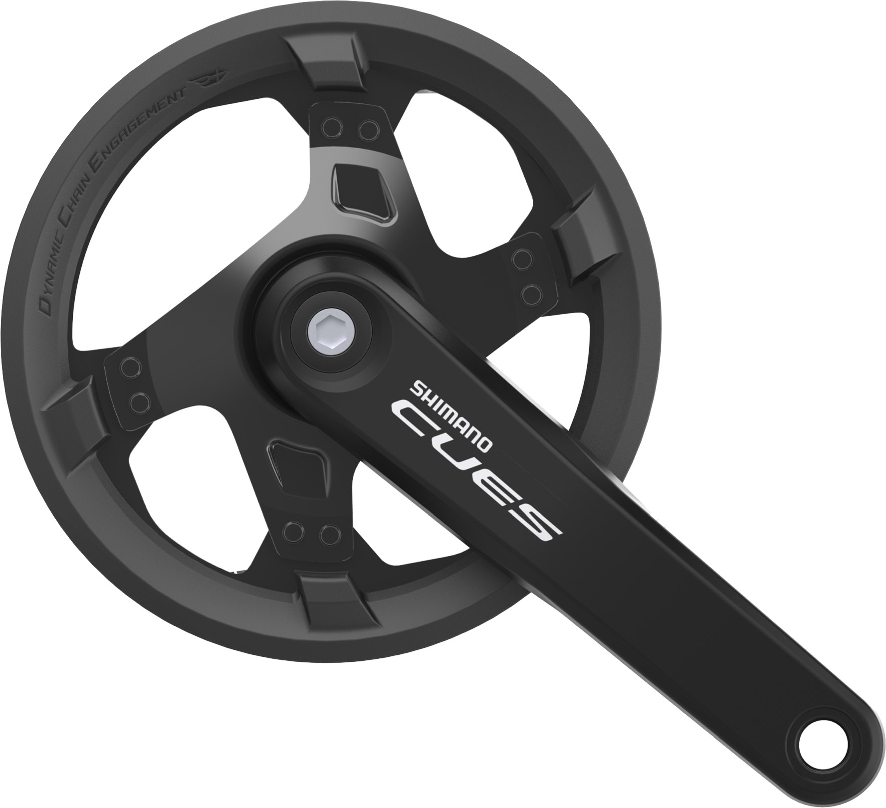 Shimano CUES FC-U4000-1 Kranksæt 40T 1x9/10/11 speed Sort Shimano CUES FC-U4000-1 Kranksæt 40T 1x9/10/11 speed Sort