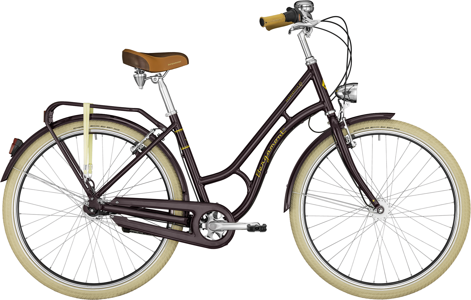 Bergamont Summerville 2024 - Retro damecykel i brun