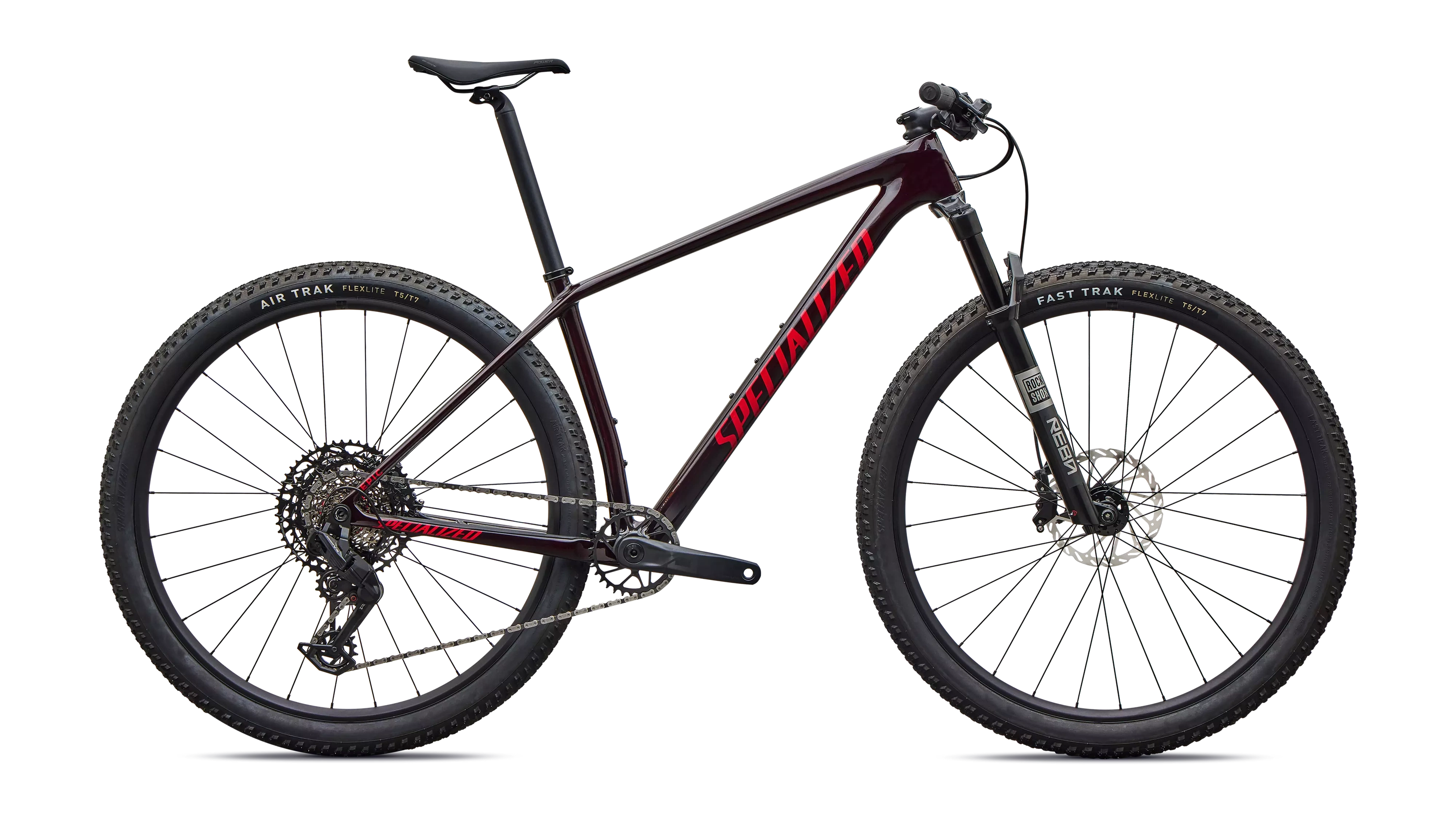 Cykler - Mountainbikes - Specialized Epic Hardtail Comp SRAM Eagle 70, RockShox REBA 2027 - Gloss Red Tint